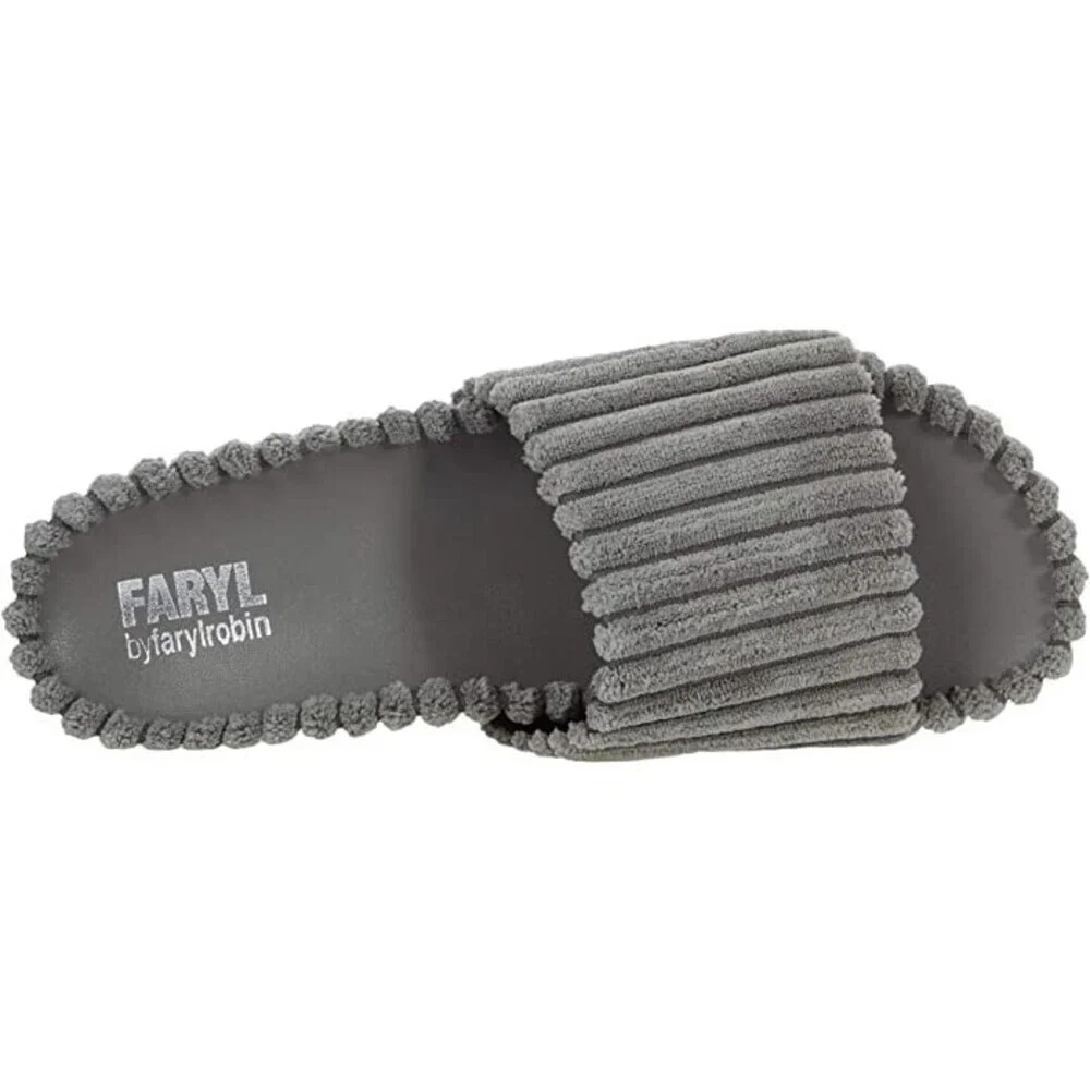 FARYL by Farylrobin Mia Sandal Women's US 14 Gray Round Toe Slip-On JOBB1887